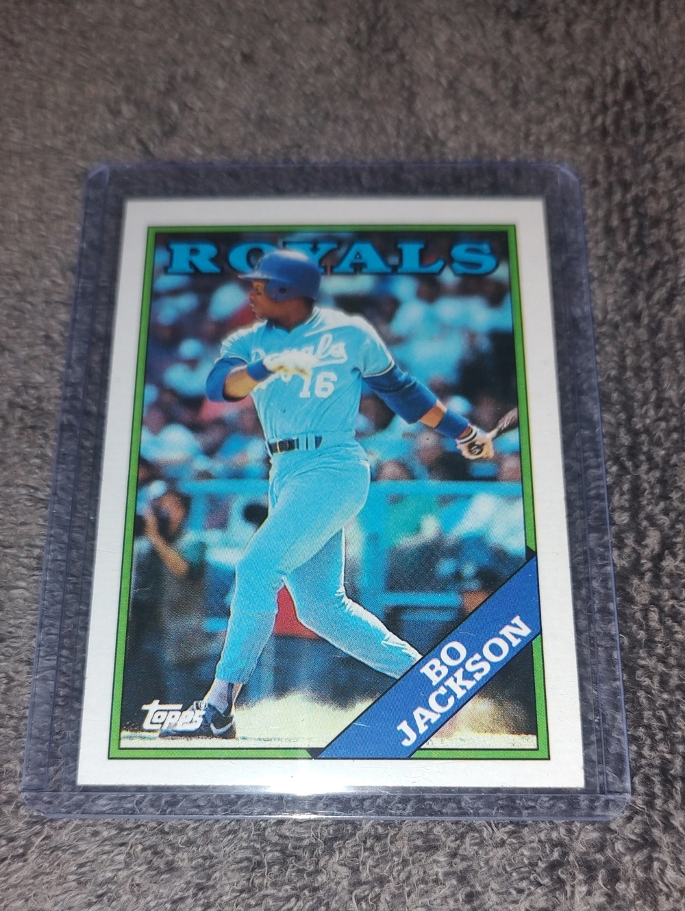Topps Blue Royals Baseball Card